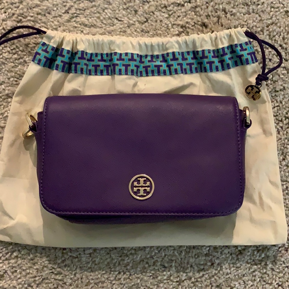 COPY - Tory Burch Small Purple Crossbody Handbag